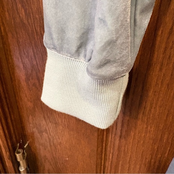 Papermoon $68 NWT Velour Hooded Short Romper S zip front long sleeve athleisure - Picture 5 of 13